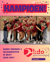 Kersverse senioren dames 2 veldkampioen